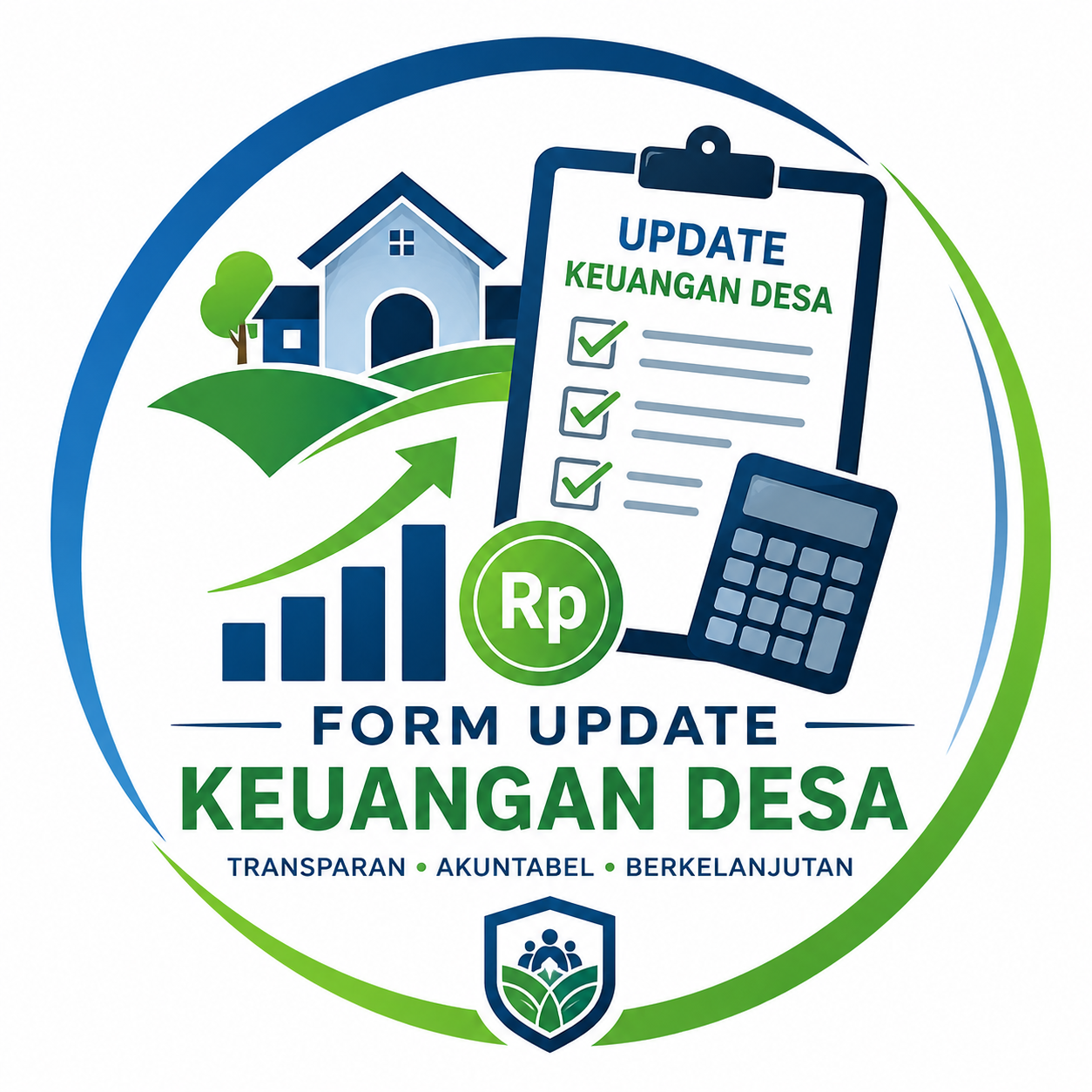 Form Realisasi Keuangan Desa Haltim